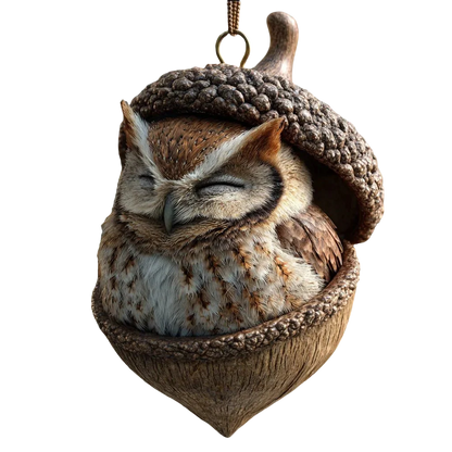 Plush Toy Woodland Acorn Character Figure Decor