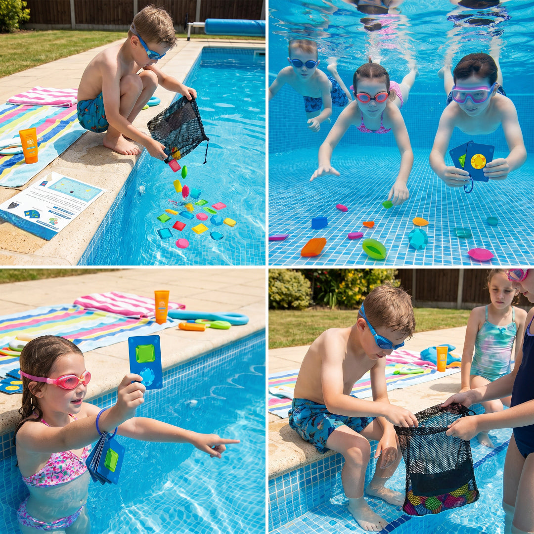 Pool Toys Diving Treasure Hunt Underwater Game Set