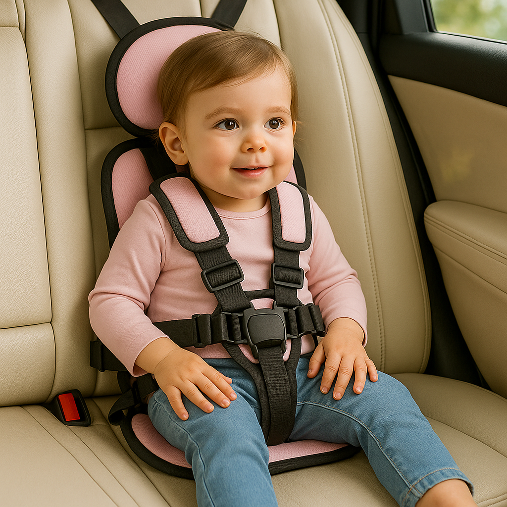 Portable Child Car Seat Lightweight Safety Belt Travel Comfort 3
