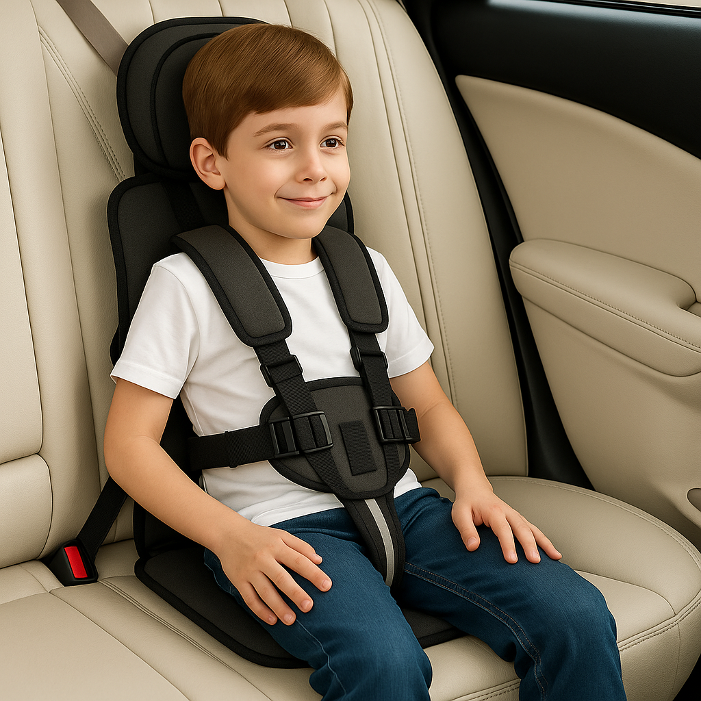 Portable Child Car Seat Lightweight Safety Belt Travel Comfort 4