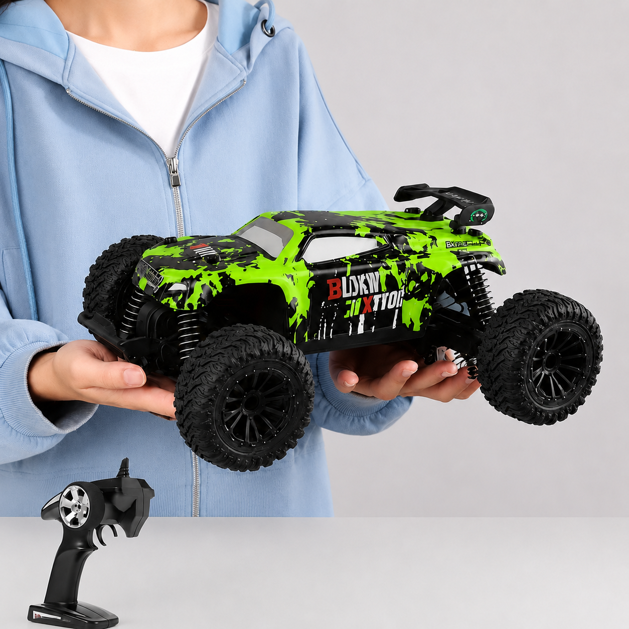 RC Car Remote Control Rechargeable LED Offroad Truck
