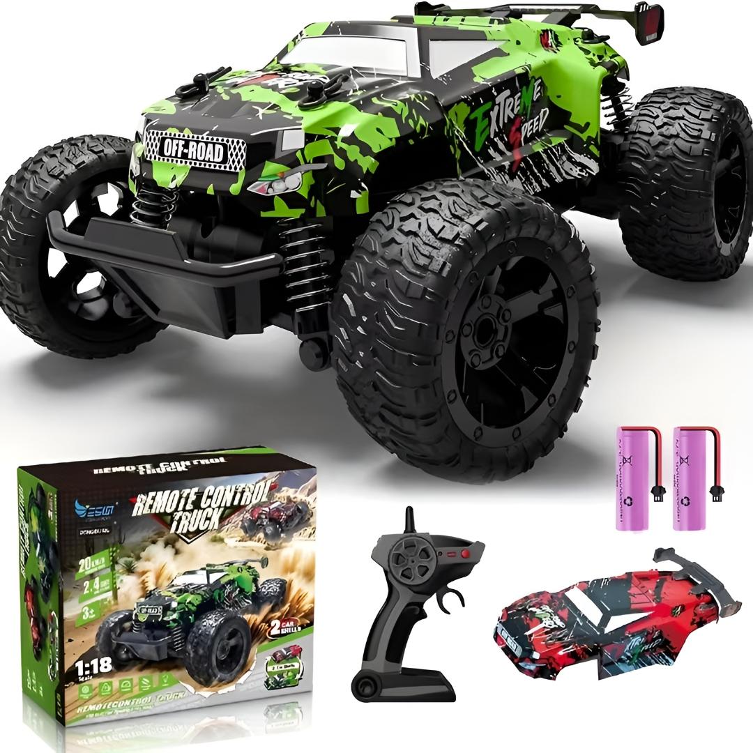 RC Car Remote Control Rechargeable LED Offroad Truck
