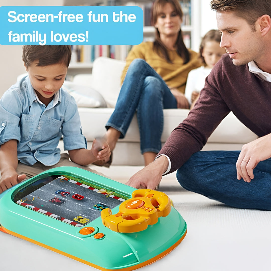 Racing Game Interactive Handheld Driving Challenge Kids Toy