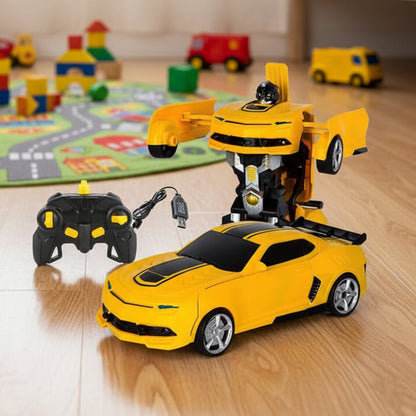 Remote Control Car Transforming Robot Gesture Toy