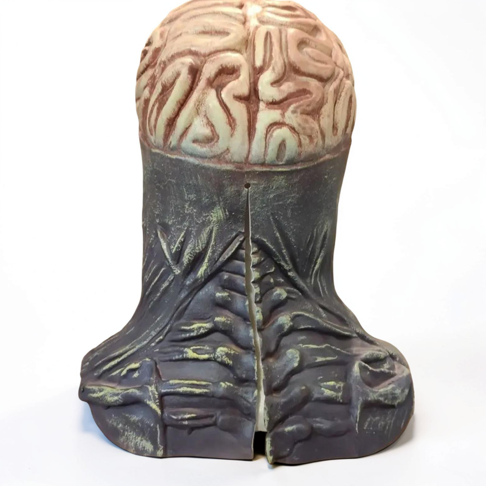 Realistic Skull Mask Brain Detail Hat Costume Mask