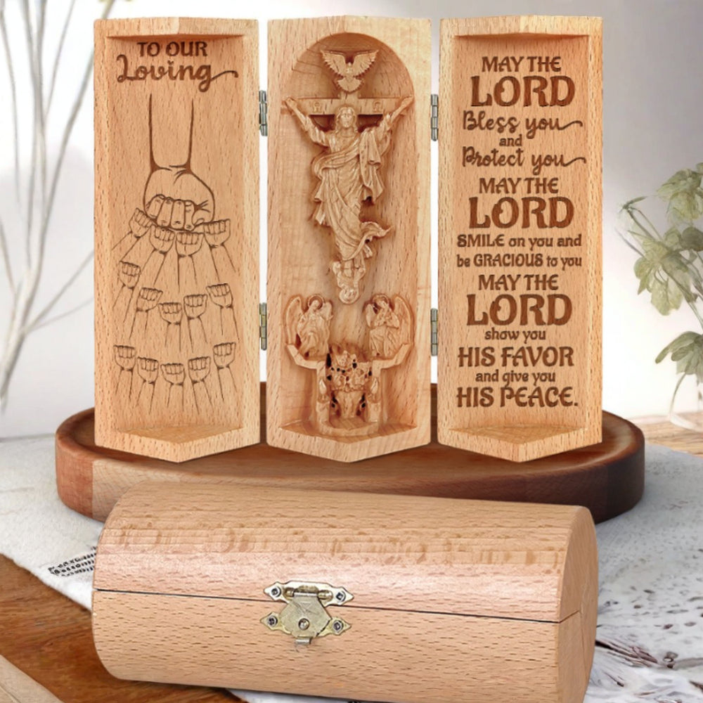 Religious Statue Personalized Wooden Gift Wooden Sculpture
