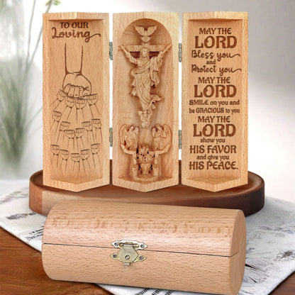 Religious Statue Personalized Wooden Gift Wooden Sculpture