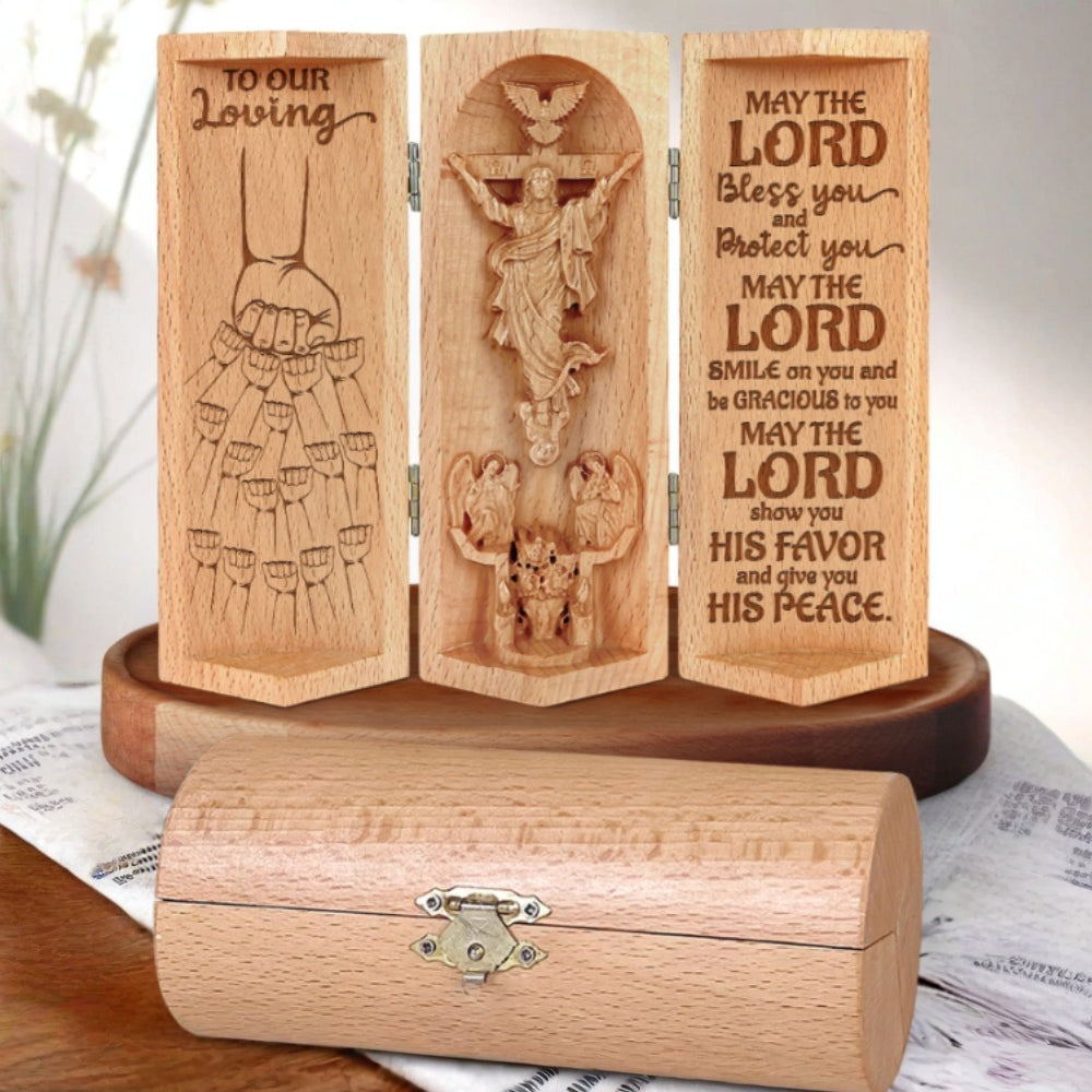 Religious Statue Personalized Wooden Gift Wooden Sculpture