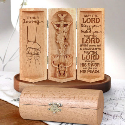 Religious Statue Personalized Wooden Gift Wooden Sculpture