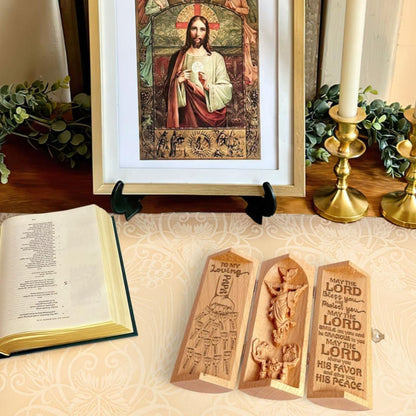 Religious Statue Personalized Wooden Gift Wooden Sculpture