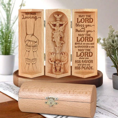 Religious Statue Personalized Wooden Gift Wooden Sculpture