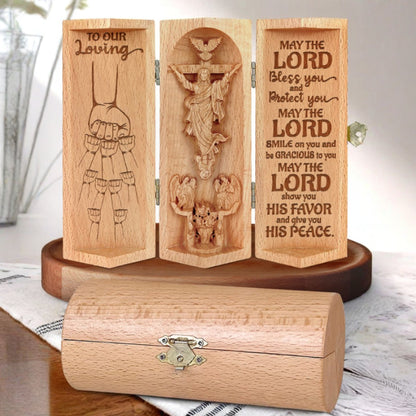 Religious Statue Personalized Wooden Gift Wooden Sculpture