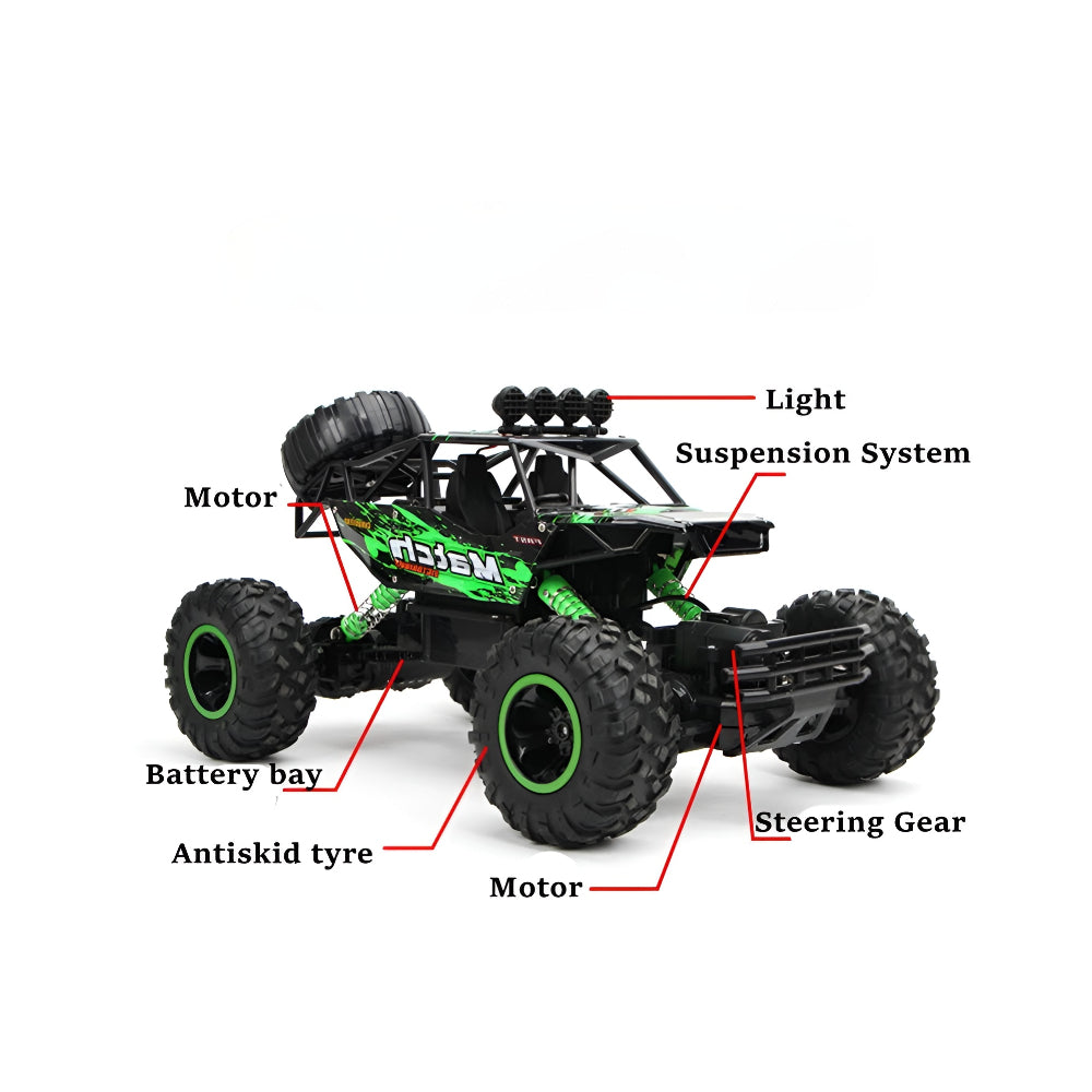 RC Car Monster Truck 4WD Off Road Climbing Vehicle