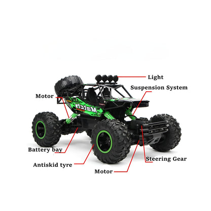 RC Car Monster Truck 4WD Off Road Climbing Vehicle