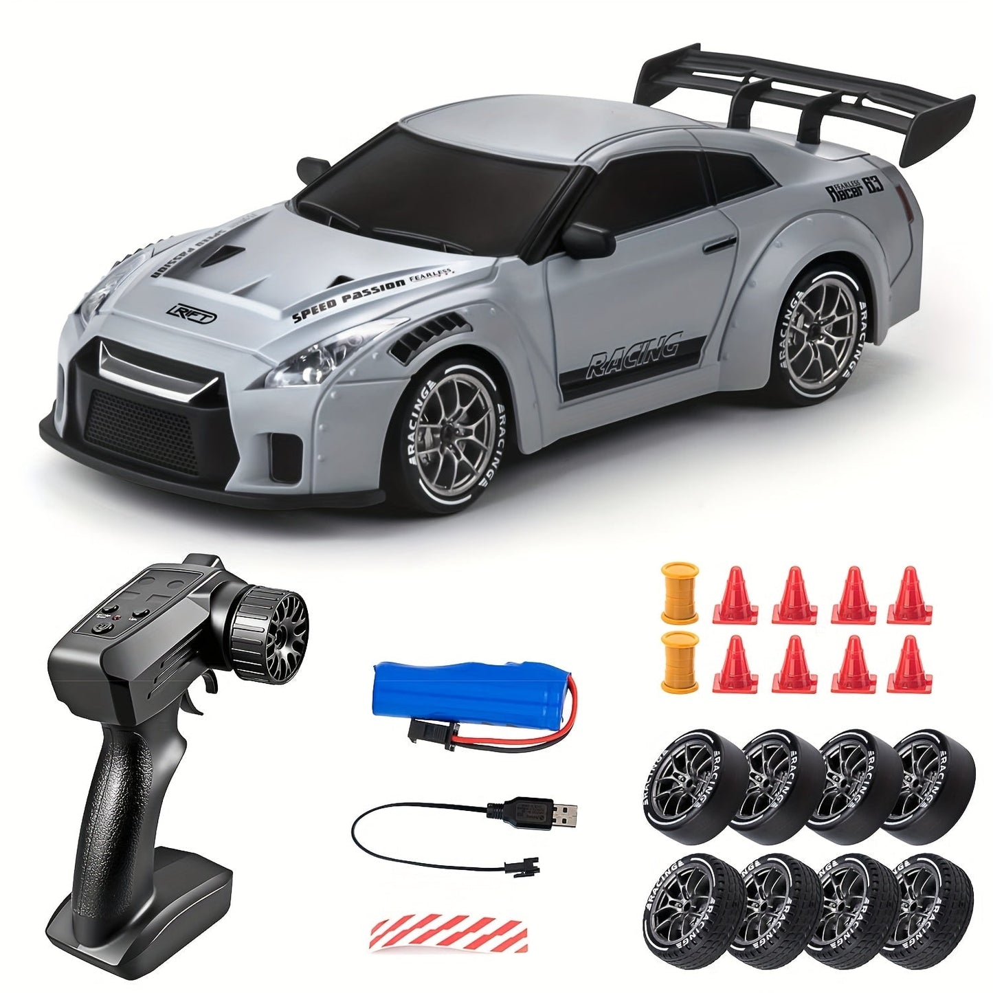 Remote Control Car RC Drift Racing Toy Rechargeable Battery