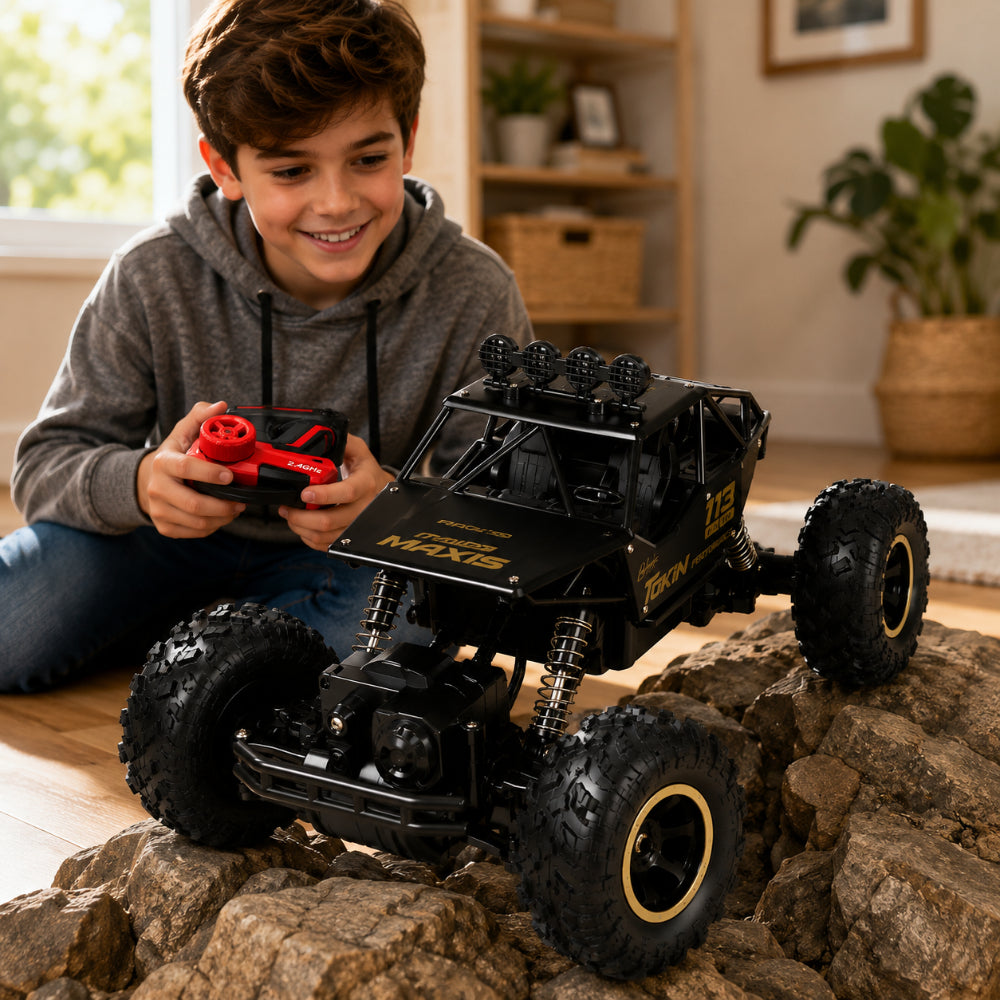 Remote Control Monster Truck RC Off-Road Big Tires Rugged