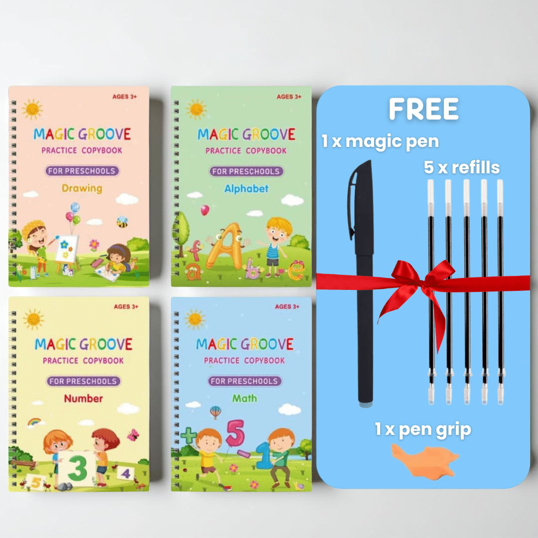 Cuaderno de Aprendizaje para Niños Set de Práctica de Caligrafía y Trazado