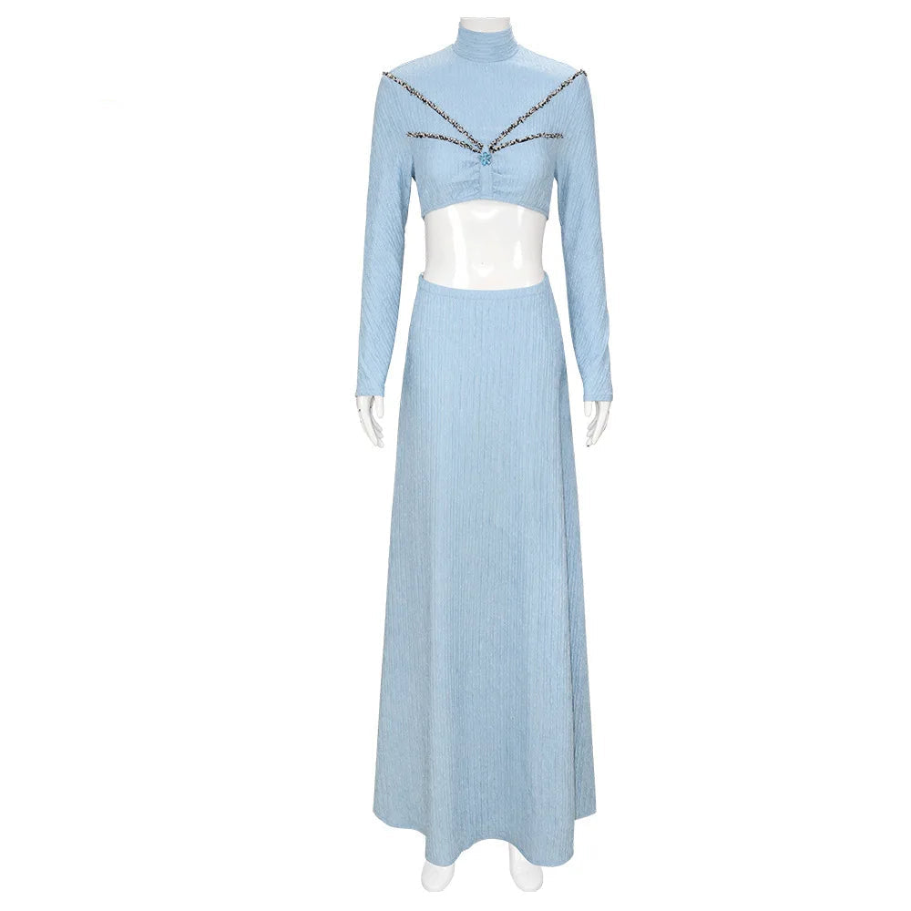 Padmé Cosplay Nachthemd Fantasie Kostüm Nachthemd Verkleidung für Frauen Damen Erwachsene Halloween Karneval Party Anzug