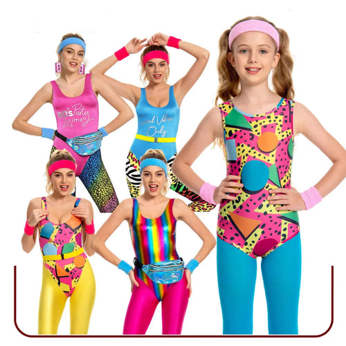 Costumi di Halloween Set Accessori Abbigliamento Neon per Allenamento
