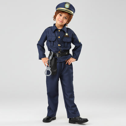 Halloween-Kostüme Kinder Polizist Rollenspiel Outfit Set