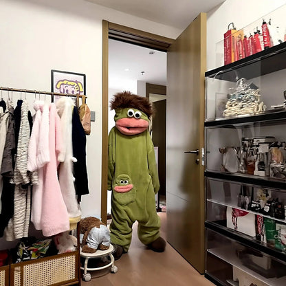 Halloween Costumes Adult Funny Monster Onesie Cozy Pajama Outfit