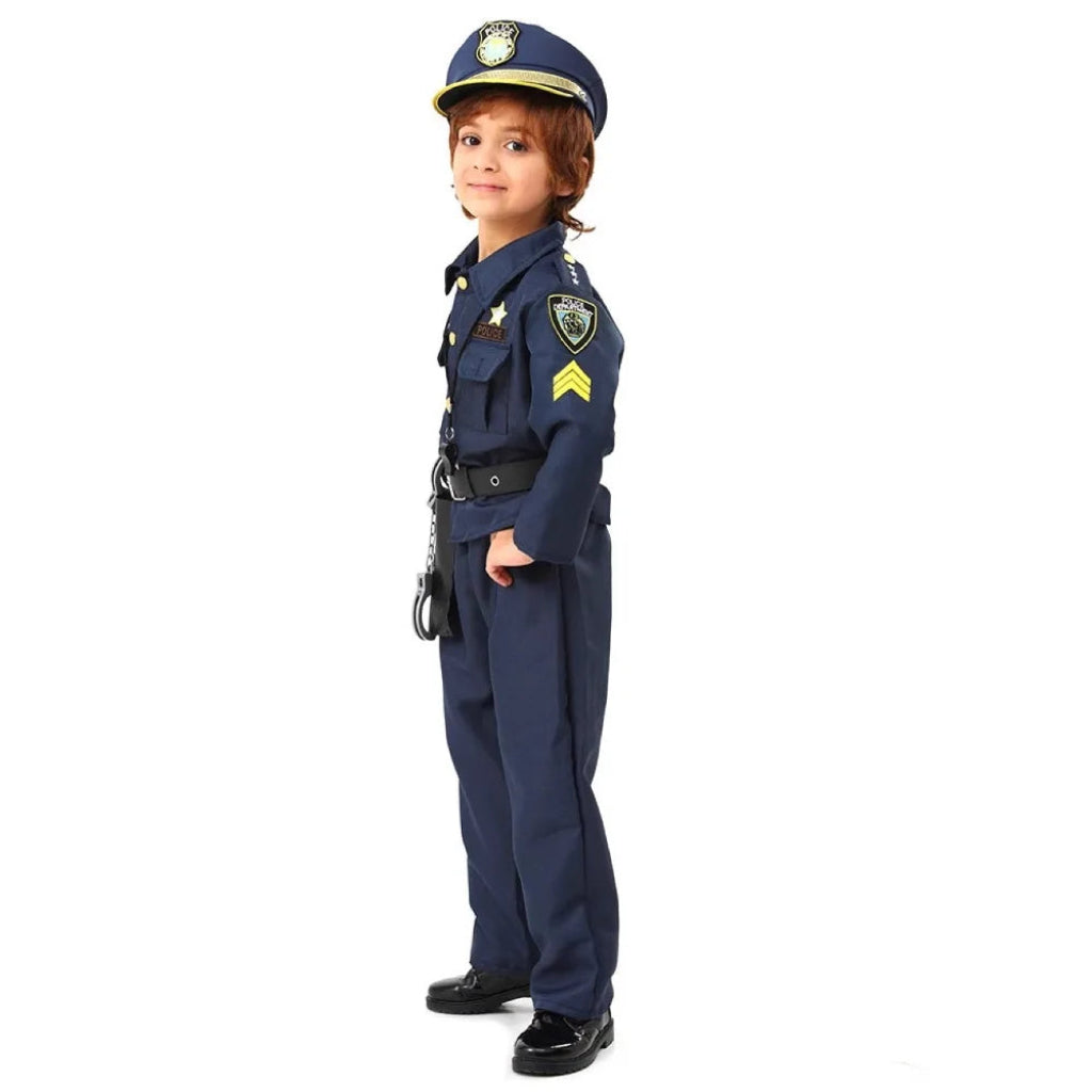 Halloween-Kostüme Kinder Polizist Rollenspiel Outfit Set