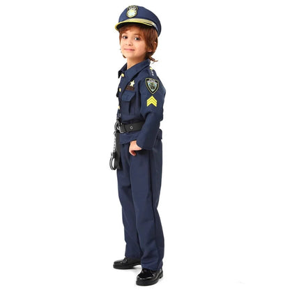 Halloween-Kostüme Kinder Polizist Rollenspiel Outfit Set