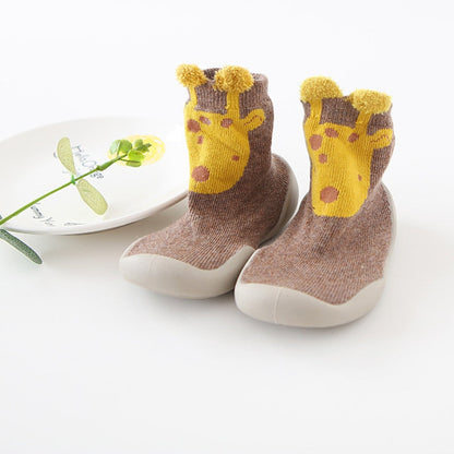 Baby Walking Shoes Non Slip Knit Upper Soft Sole