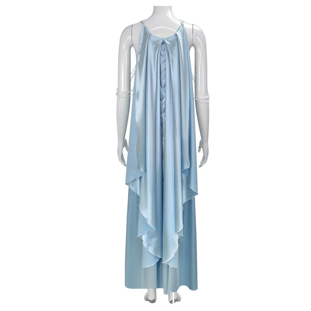 Padmé Cosplay Nachthemd Fantasie Kostüm Nachthemd Verkleidung für Frauen Damen Erwachsene Halloween Karneval Party Anzug