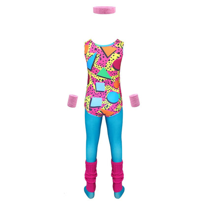 Costumi di Halloween Set Accessori Abbigliamento Neon per Allenamento