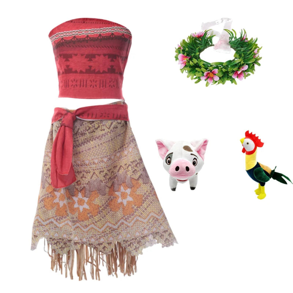 Halloween-Kostüme Mädchen Kostümset Oberteil Accessoires