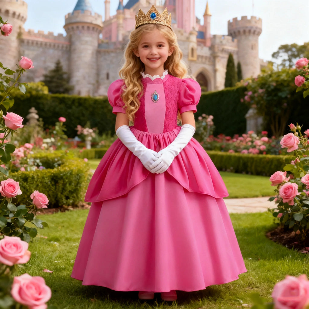 Halloween Costumes Princess Dress Set Dress Crown Accessories