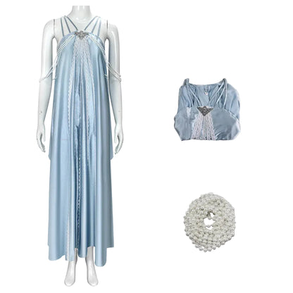 Padmé Cosplay Nachthemd Fantasie Kostüm Nachthemd Verkleidung für Frauen Damen Erwachsene Halloween Karneval Party Anzug