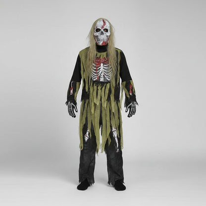 Guantes para niños de disfraz de Halloween de esqueleto zombi