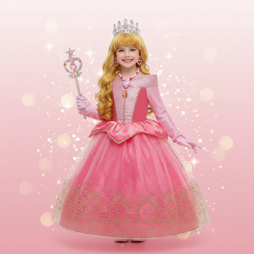 Costumi di Halloween Vestito da Principessa Accessori per Ragazze Festa