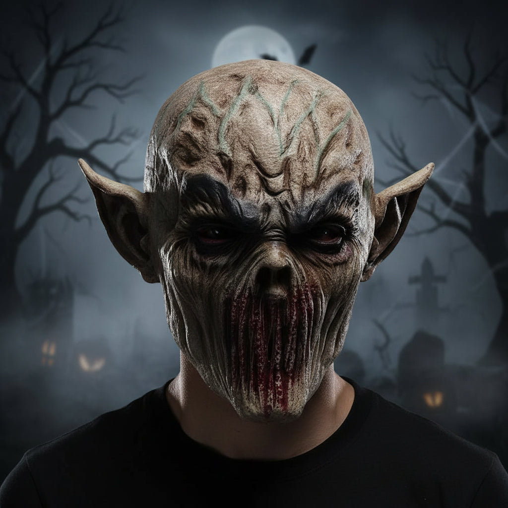 Disfraces de Halloween Máscara de Zombi Realista para Cosplay