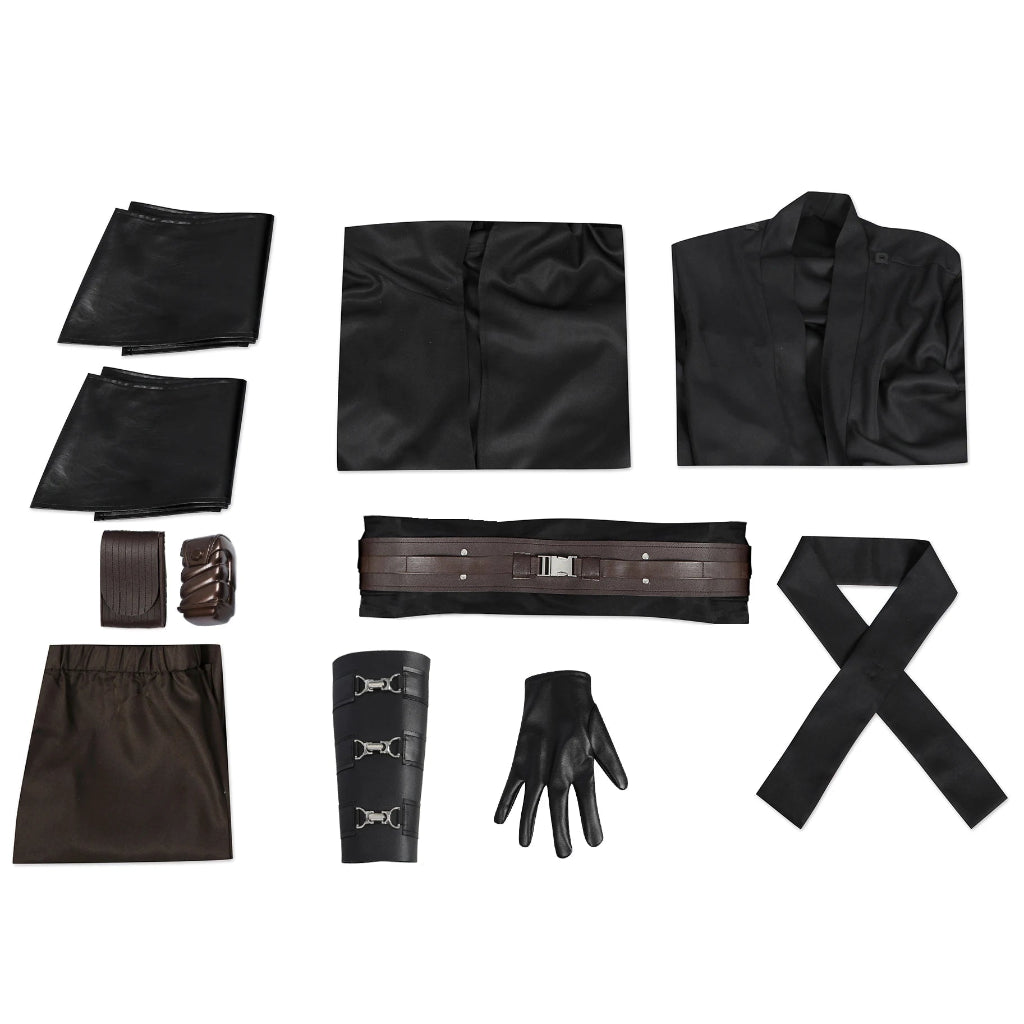 Halloween Costumes Cosplay Set Hooded Cloak Belt Accessories