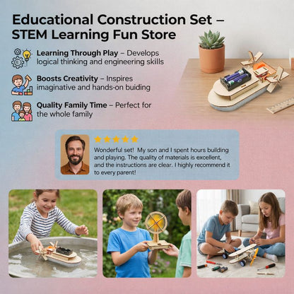 Kit de construcción STEM para ingeniería y aprendizaje de niños