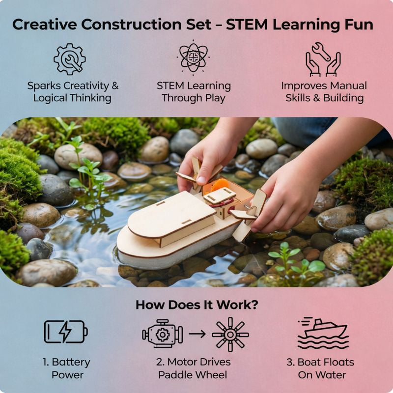 Kit de construcción STEM para ingeniería y aprendizaje de niños