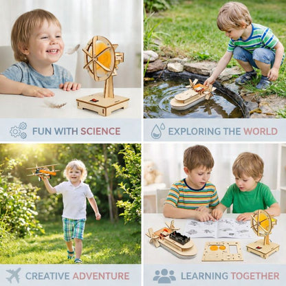 Kit de construcción STEM para ingeniería y aprendizaje de niños