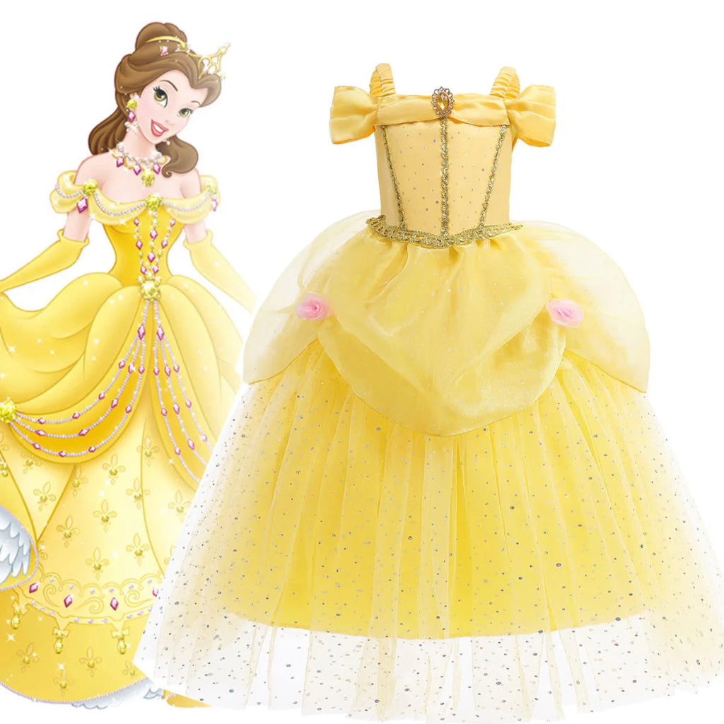 Costumi di Halloween per bambine con accessori per vestito da principessa