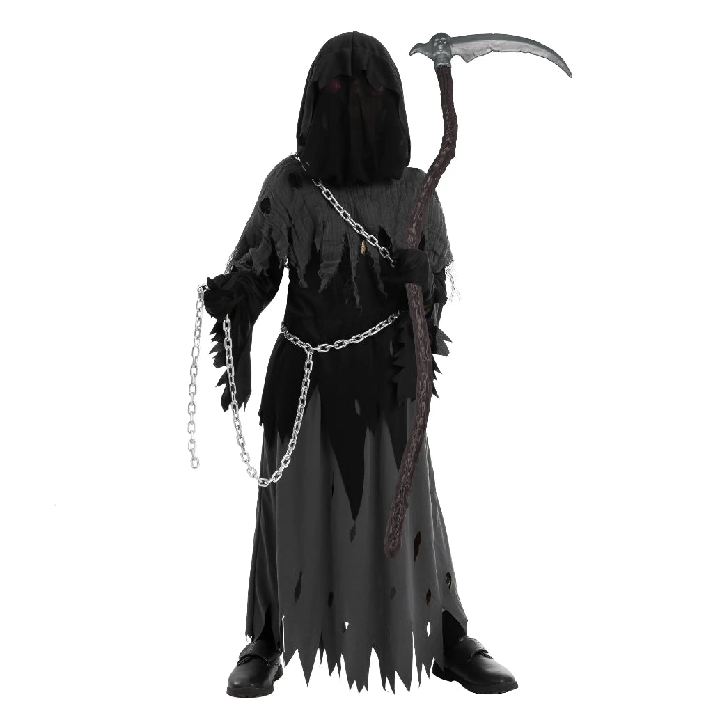 Disfraces de Halloween Disfraz de Segador Guantes con Guadaña para Adultos