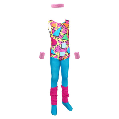 Costumi di Halloween Set Accessori Abbigliamento Neon per Allenamento