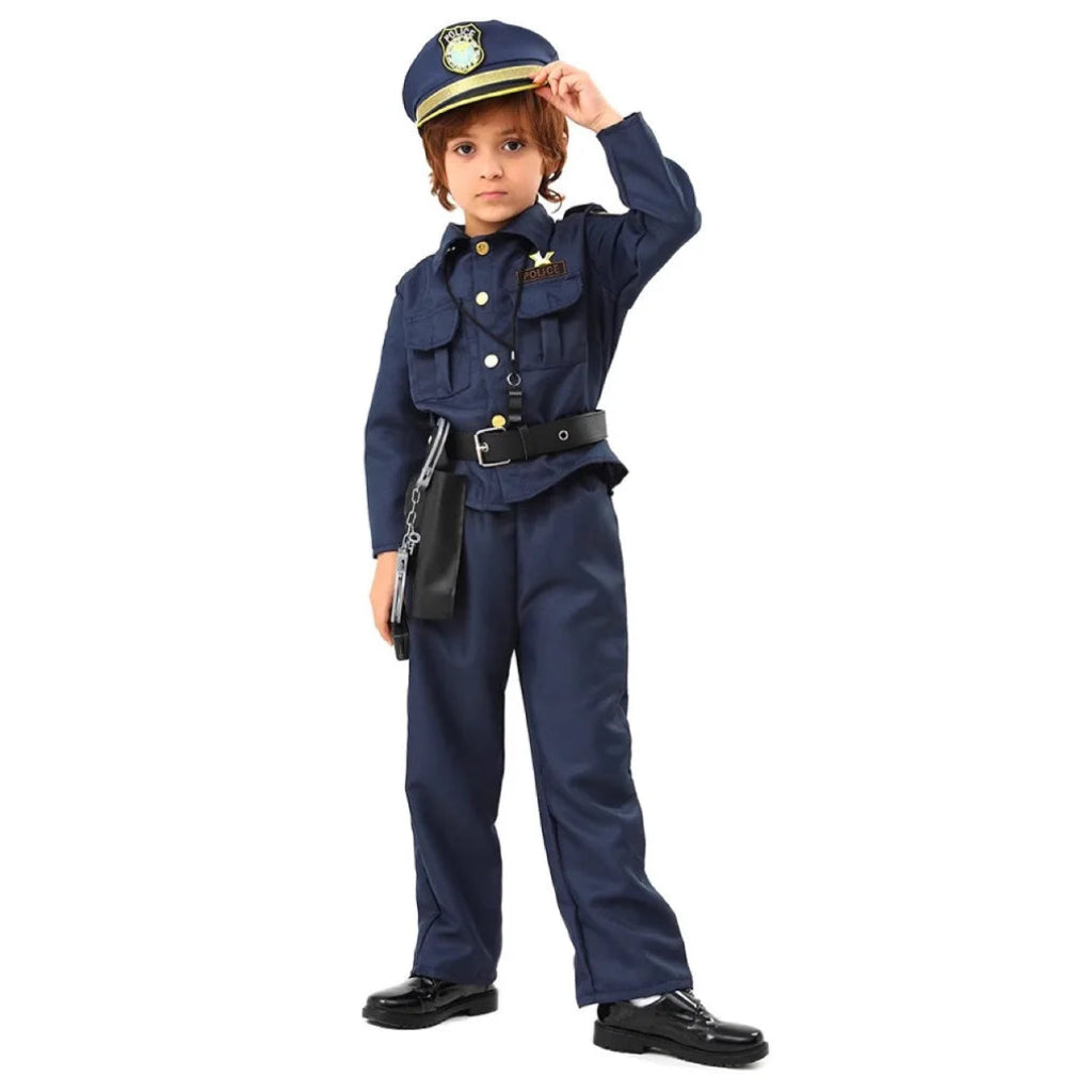 Halloween-Kostüme Kinder Polizist Rollenspiel Outfit Set