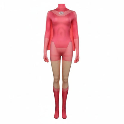 Disfraces de Halloween para mujer Traje de cuerpo de anime Rosa Conjunto de cosplay