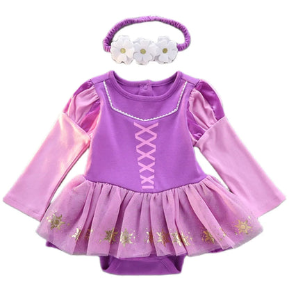 Halloween Costumes Baby Princess Dress Cotton Party Outfit