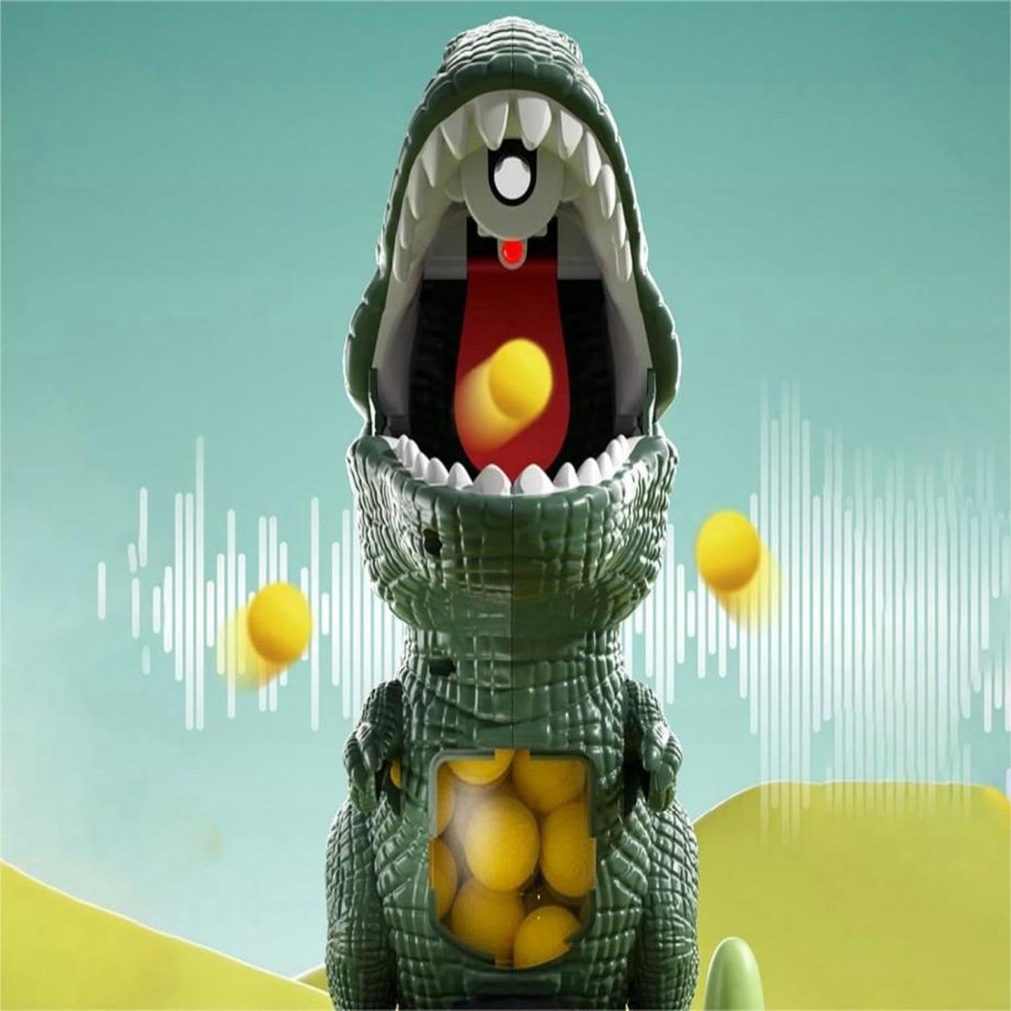 Shooting Game Dinosaur Target Foam Ball Kids Play Set