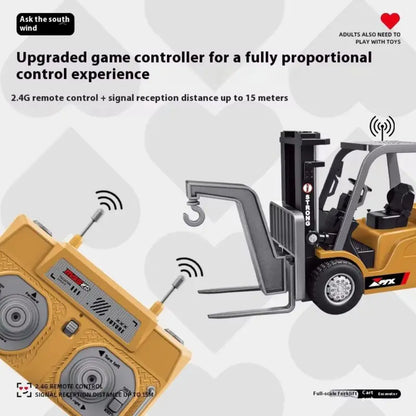 Construction Toy Alloy Vehicle Set Remote Control Functions