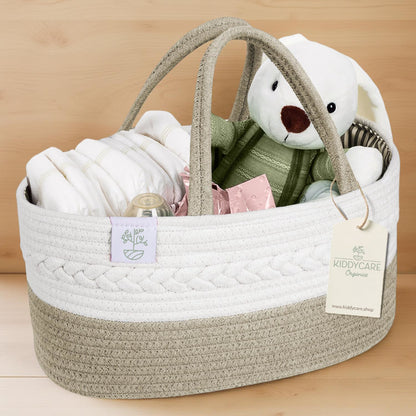 Baby Organizer Nursery Basket Storage Tote Diaper Caddy