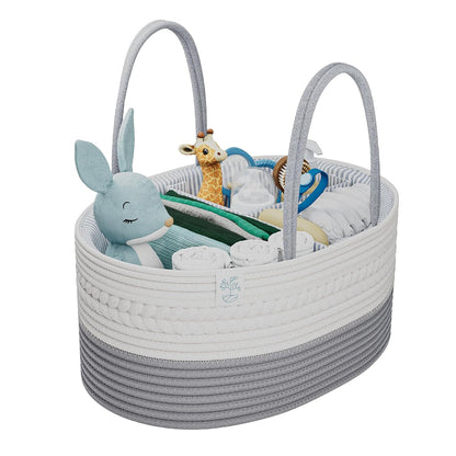 Baby Organizer Nursery Basket Storage Tote Diaper Caddy